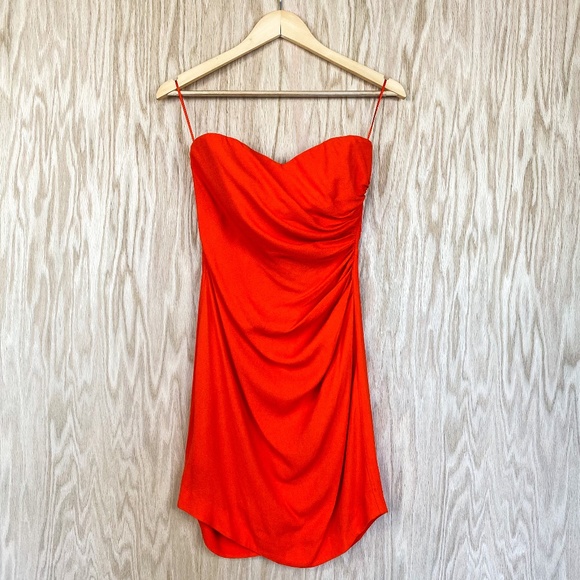 Rebecca Taylor Sweetheart Draped Strapless Mini Corset Dress - Picture 2 of 10